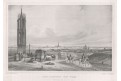 Wien celkový pohled , Lange, oceloryt, 1840
