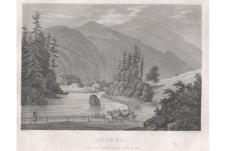 Ischl, Haase, oceloryt 1838