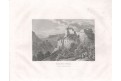 Tyrol Schloss, Haase, oceloryt 1838