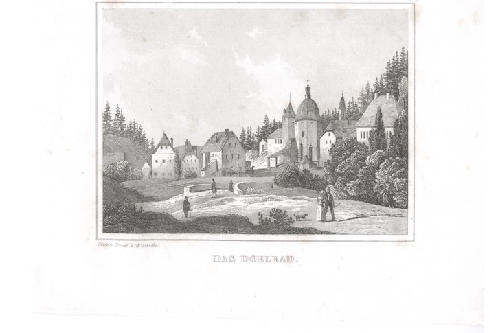 Tobelbad bei Gratz, oceloryt (1840)
