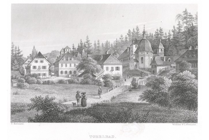 Tobelbad bei Gratz, oceloryt 1843