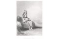 Řecká matka, Payne, oceloryt, (1860)