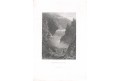 Stuibenfall bei Reutte, Meyer, oceloryt, 1850