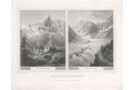 Montanvert,  Lange, oceloryt, 1850