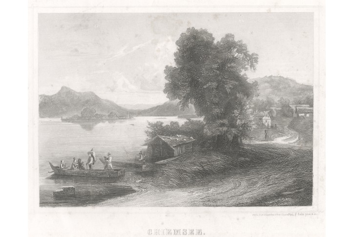 Chiemsee, oceloryt, (1860)