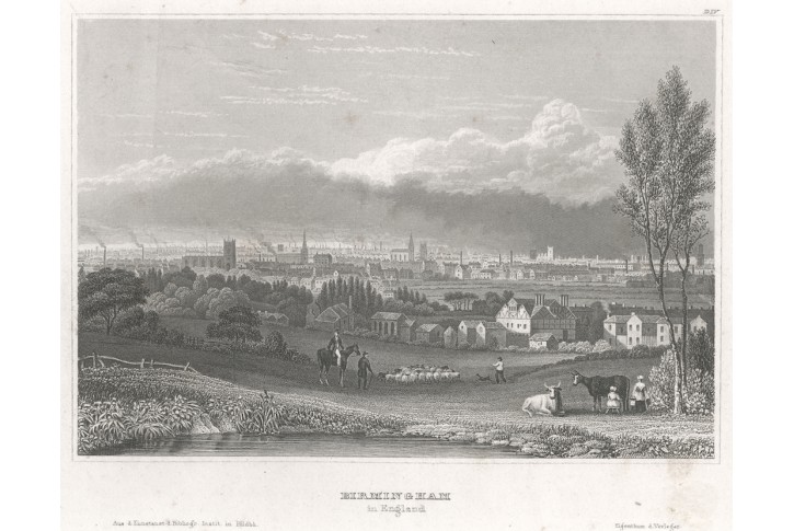 Birmingham, Meyer, oceloryt, 1850