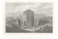 Atheny Aeolus chrám, Lloyd, oceloryt, 1850