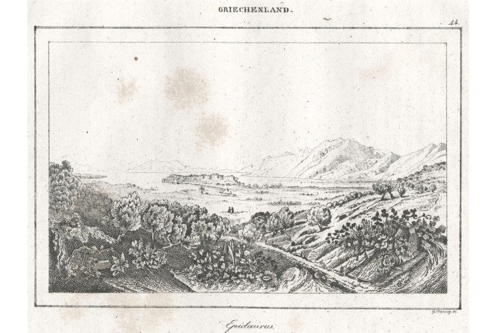 Epidaurus, Le Bas, oceloryt 1840