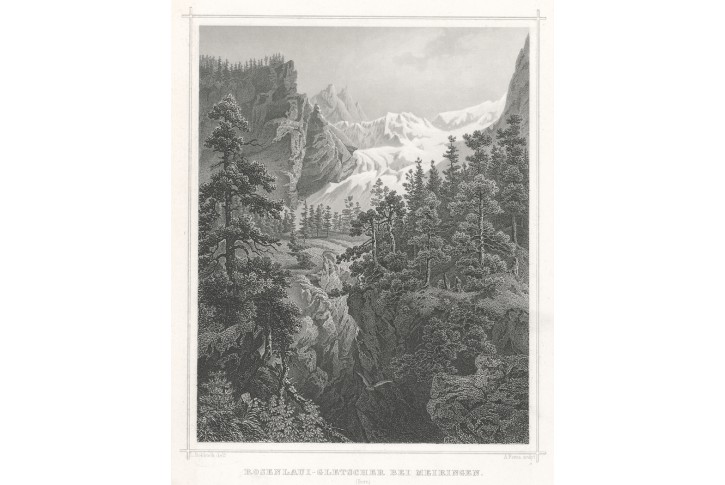 Rosenlaui Meiringen, Rohbock, oceloryt 1860