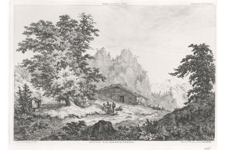 Obersteiermark, Auer, lept 1855