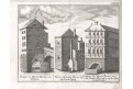 Wien Römer Thurm, mědiryt, (1800)