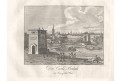 Wien Carlsbrücke, Medau, mědiryt, (1840)