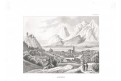 Schwaz, oceloryt s leptem, 1840