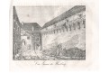 Wartburg, Medau, litografie, 1836