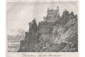 Dirnstein, Medau, litografie, 1836