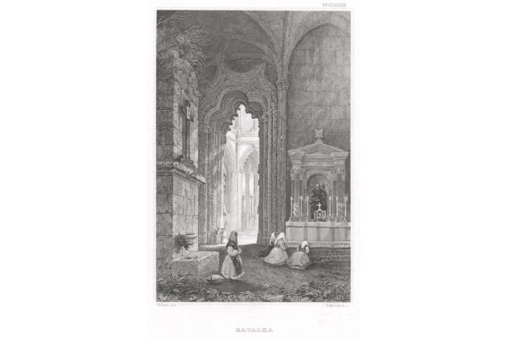 Batalha ,Meyer, oceloryt, 1850