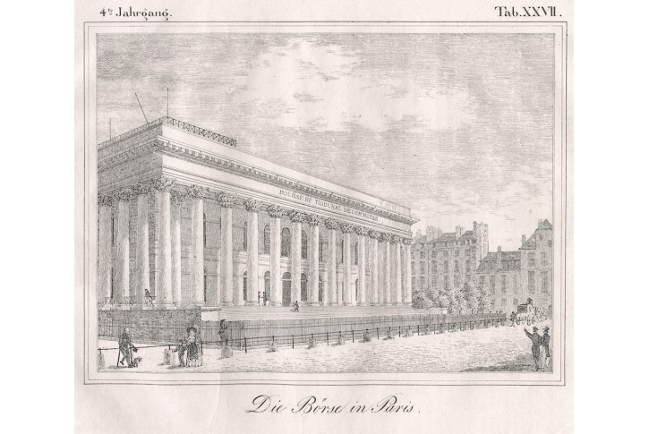 Paris burza, Medau, litografie, 1831