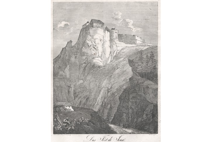 Joux, Medau, litografie, 1838