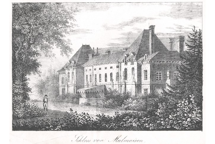 Malmaison,  litografie, (1840)