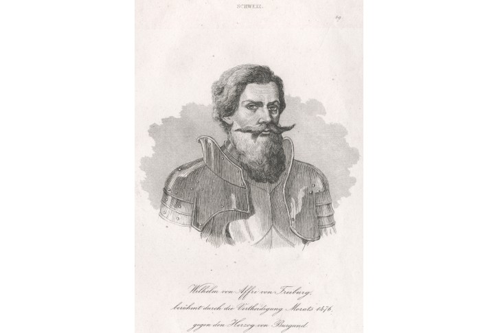 Wilhelm von Affri, Le Bas, oceloryt 1842