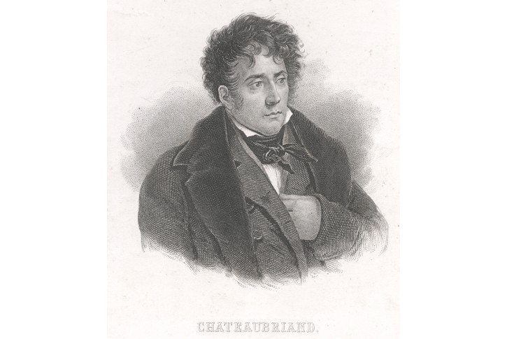 Chateaubriand, oceloryt, (1860)