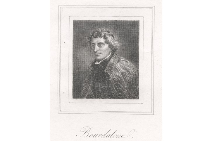 Louis Bourdaloue, oceloryt, (1830)