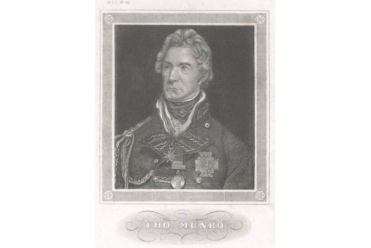 Thomas Munro, Meyer, oceloryt, (1850)