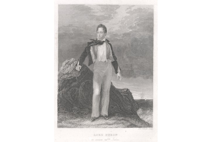 Byron, oceloryt, 1840