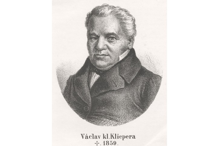 Václav Kl. Klicpera, litografie, (1870)