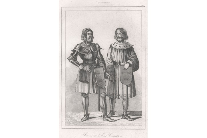 Eric a Canut Canutson, Le Bas, oceloryt 1838