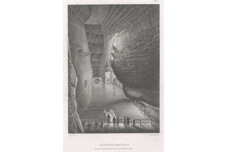 Wieliczka, oceloryt, (1840)