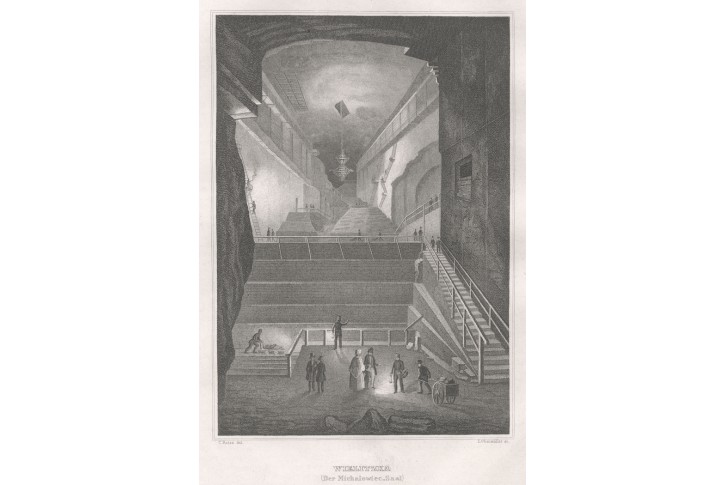 Wieliczka, Meyer, oceloryt, 1850