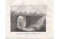 Jeruzalém hroby králů, Medau, mědiryt , 1830