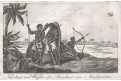 Madagaskar obyvatelé, mědiryt, (1820)