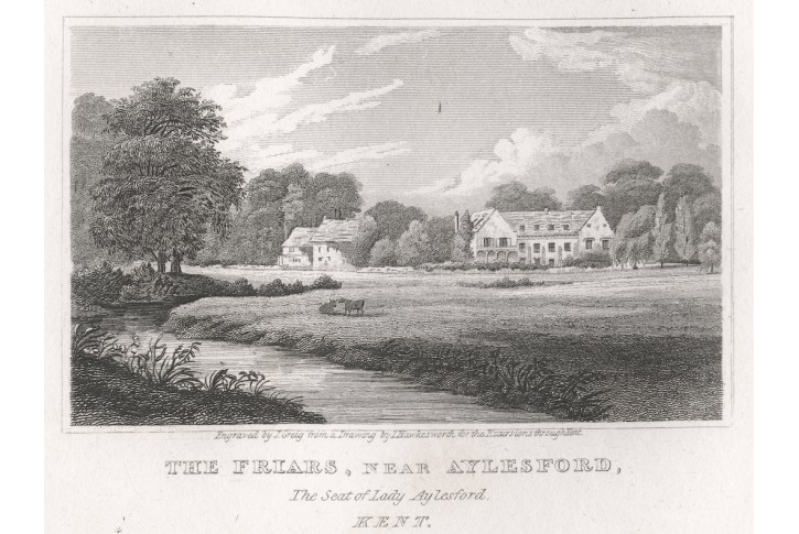 Friars Kent, oceloryt, 1821