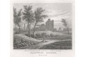 Saltwood Castle Kent, oceloryt, 1822