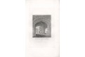 Rochester Gate Kent, oceloryt, 1820