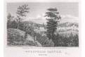 Allington Castle Kent, oceloryt, 1821