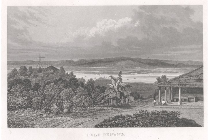 Penang, Haase , oceloryt, 1840