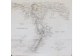 Neapol Calabria a okolí, litografie, (1860)