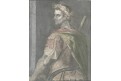 Sadeler Eg.- Fiserius Caesar, kolor. mědiryt 1608