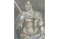 Sadeler Eg.- Aullus Vitellus, kolor. mědiryt 1608