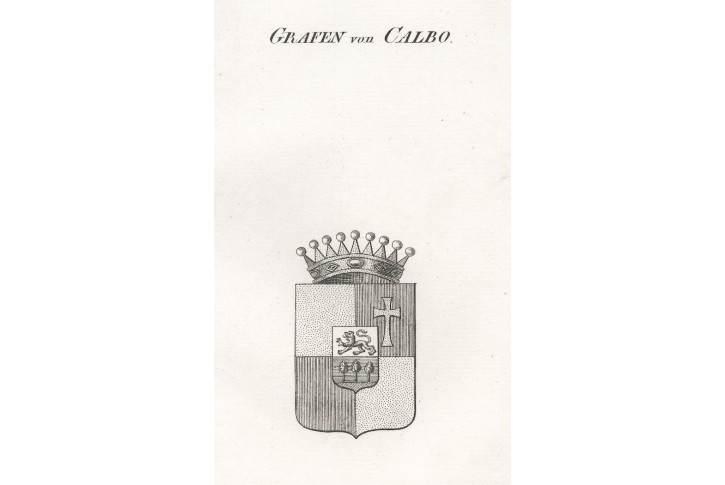 Calbo, Tyroff, mědiryt , 1832
