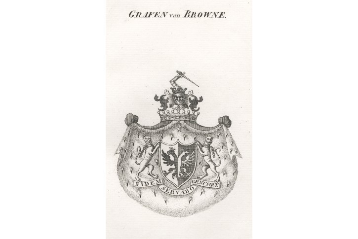 Browne, Tyroff, mědiryt , 1832
