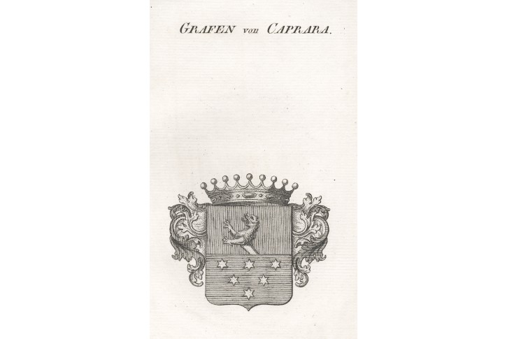 Caprara, Tyroff, mědiryt , 1832