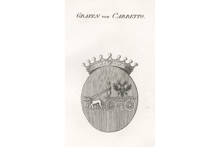 Carretto, Tyroff, mědiryt , 1832