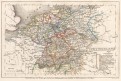 Německo, Meyer, kolor. oceloryt 1848