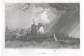 Saint Malo, Meyer, oceloryt, 1850