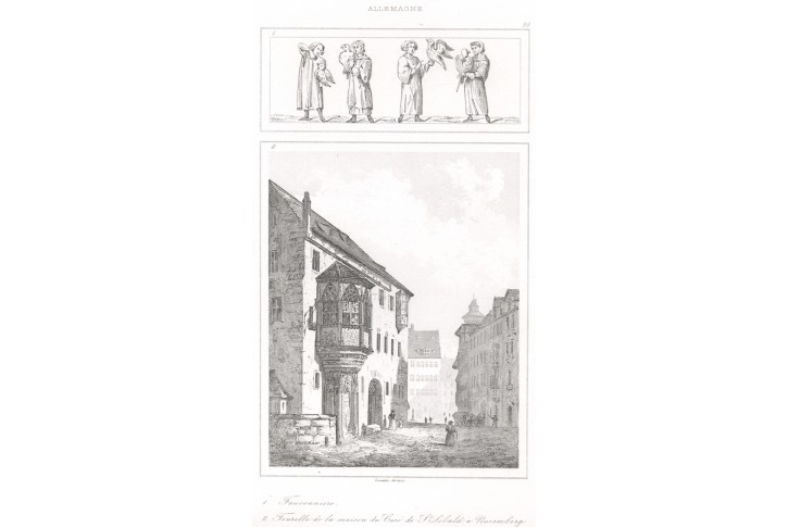Nürnberg, Le Bas, oceloryt 1842