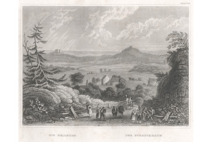 Heldburg a Strauchhayn, Meyer, oceloryt, 1850